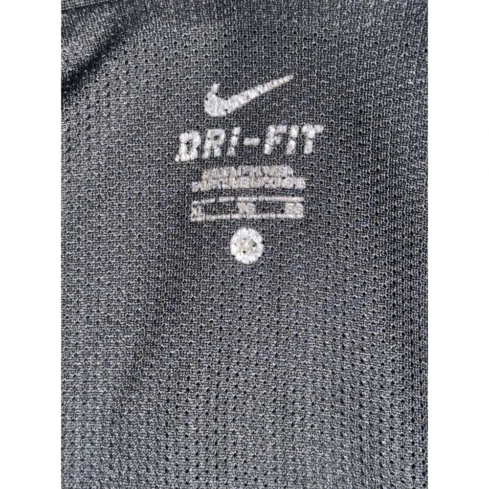 Nike Dri Fit Track Jacket Boys XL Ful‎ Zip Swoosh Mock Neck Sporty Activewear